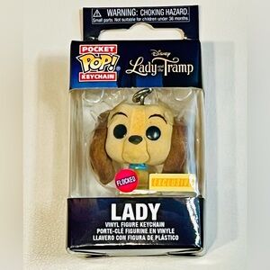 Funko Keychain Lady and the Tramp - Flocked